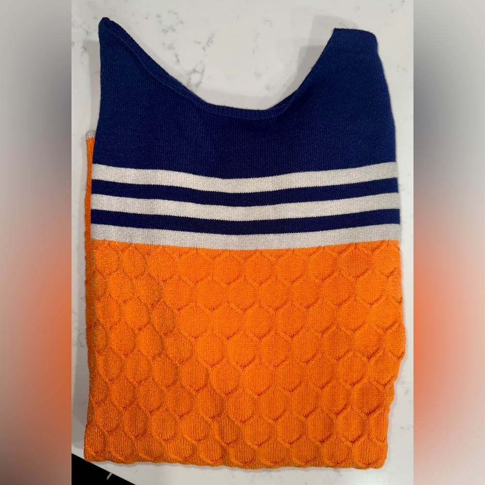 Colorful Striped Crew Neck Sweater